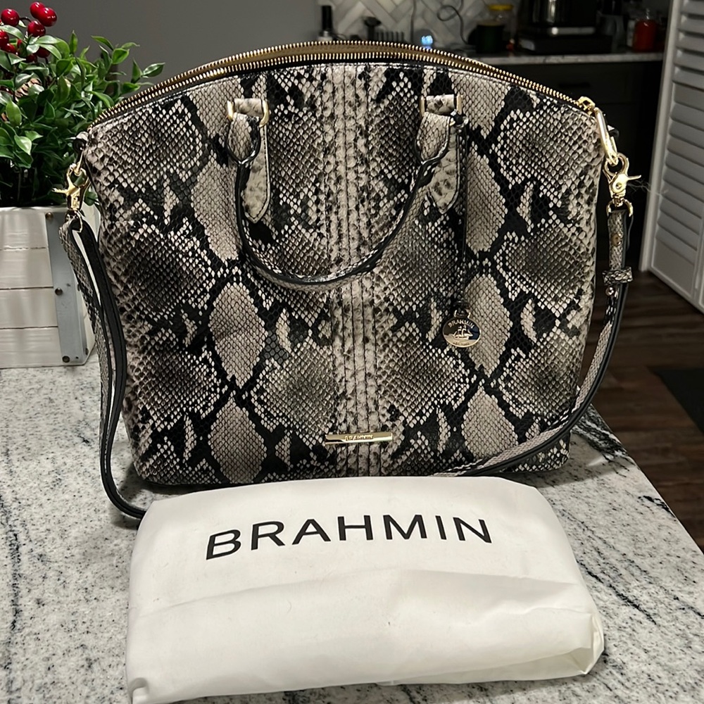 Brahmin Snakeskin Bag